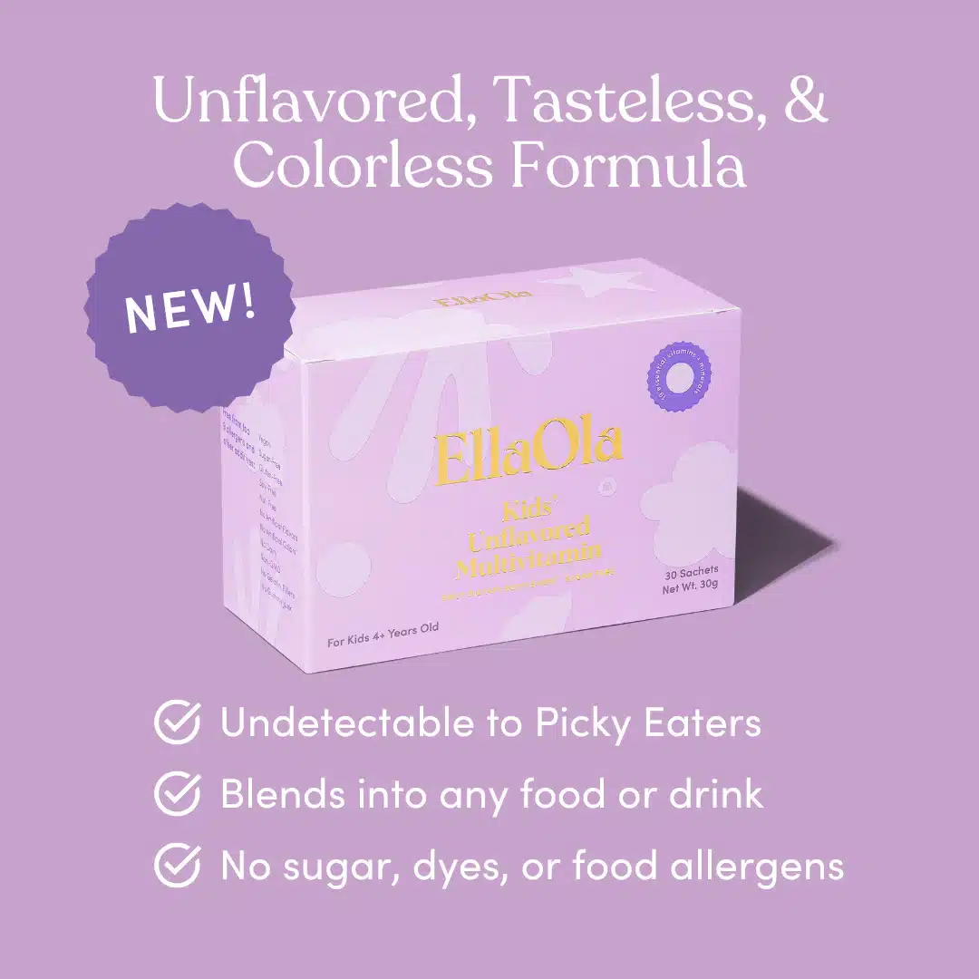 EllaOla Powdered Multivitamin for Picky Eaters
